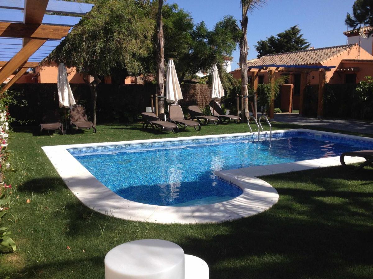 Casa Bungalows Con Jardin Privado Y Piscina Compa Cádiz Kültér fotó